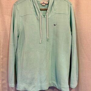 Vineyard Vines Women's Light Teal Hoodie